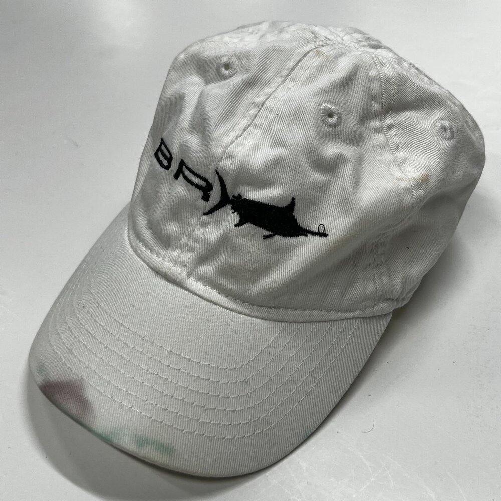 Legacy‎ White BR Fishing Hat White Kids Youth Stretch